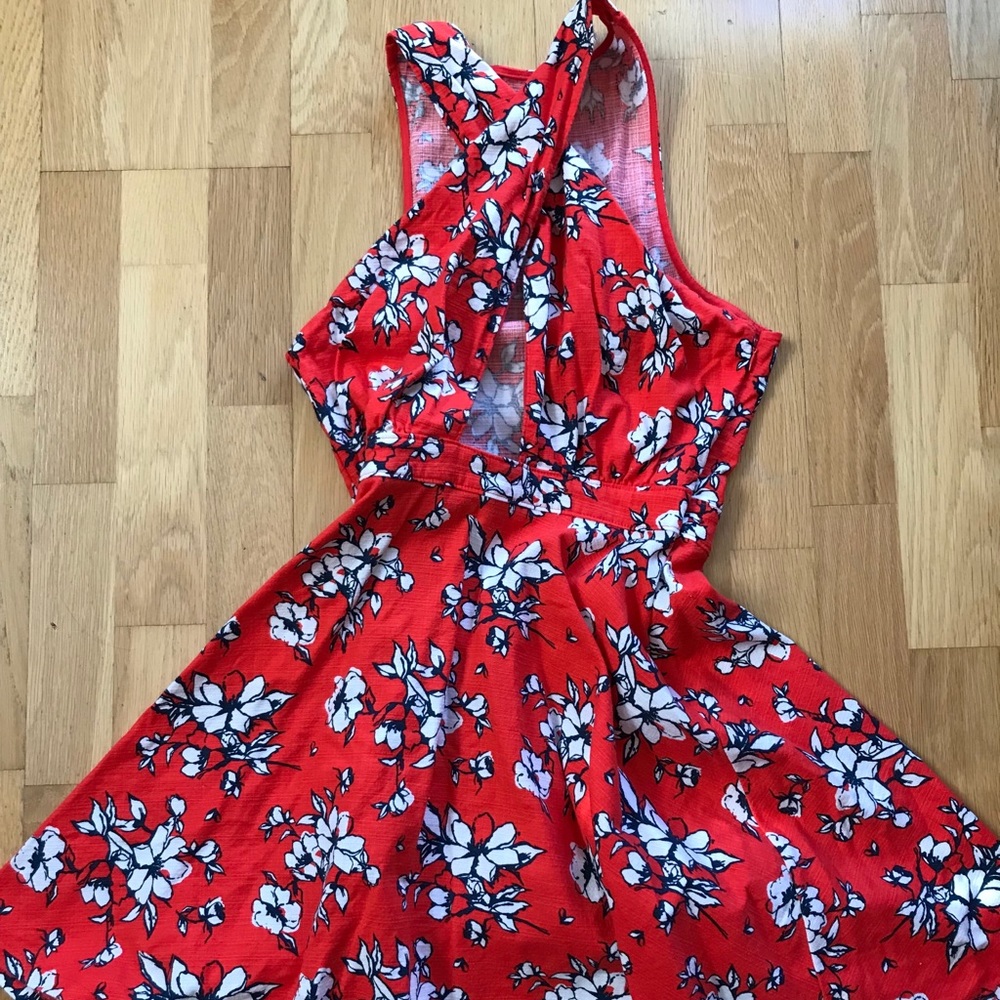 Abercrombie & Fitch red summer dress